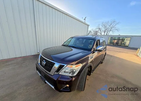 2017 Nissan Armada Sv z USA, uszkodzony, nr VIN JN8AY2ND9H9009523